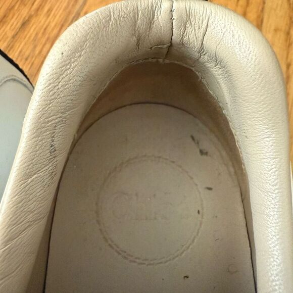 Chloe Lauren Logo Slip On Strap Sneakers Size 39 US 8 - Picture 10 of 10